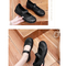 Chaussures d'école pour filles antidérapantes Uniforme Chaussures de première couche en vrai cuir 2023 personnalisation