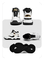 Chaussures de basket-ball pour hommes haut de gamme en fibre microfibre en treillis en tissu haut pour hommes chaussures de course